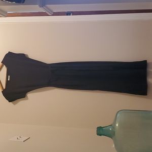 Lou & Grey 100% Linen Maxi dress-black